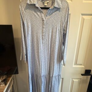 H&M Blue Floral Women's Dress
